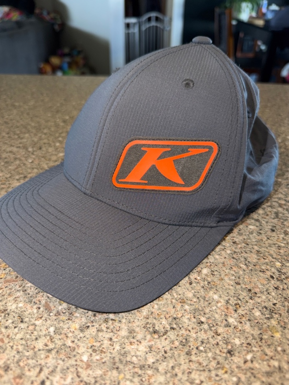 Klim Grey Cap with Orange Logo